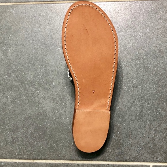 NEW Palm Beach Sandals Silver/ Gunmetal - Picture 4 of 6